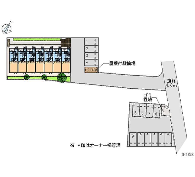 41823月租停車場