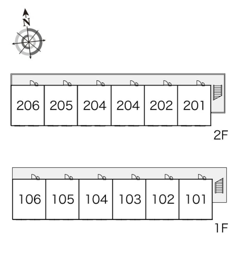 レオパレスフロート 間取り配置図
