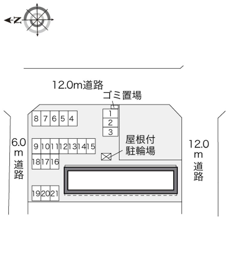 レオパレスリバーポート 配置図