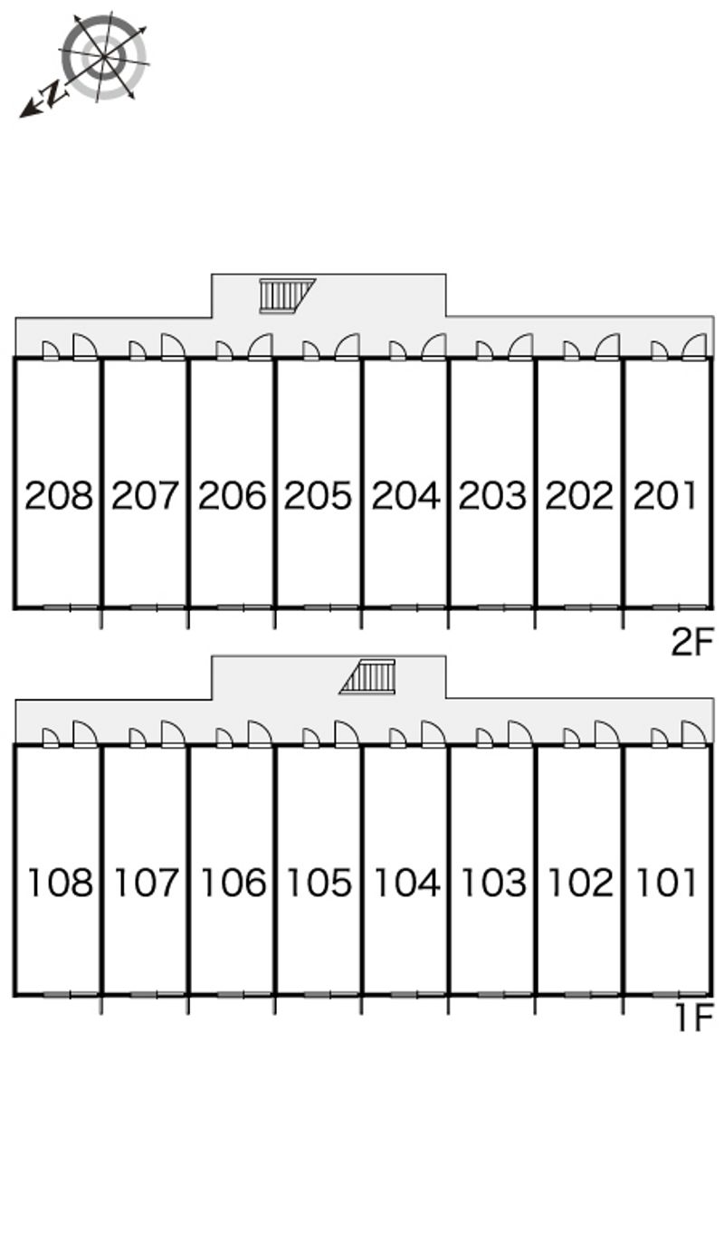レオパレスルーブ　かなえ 間取配置図