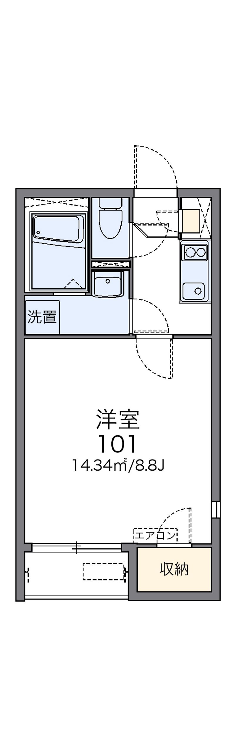 レオネクスト大保Ⅱ 間取図