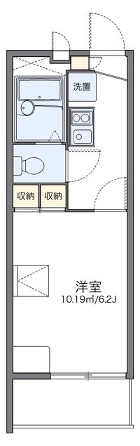 レオパレスメルベーユⅡ 間取り図