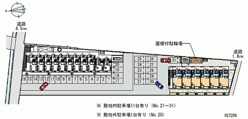 27206 Monthly parking lot