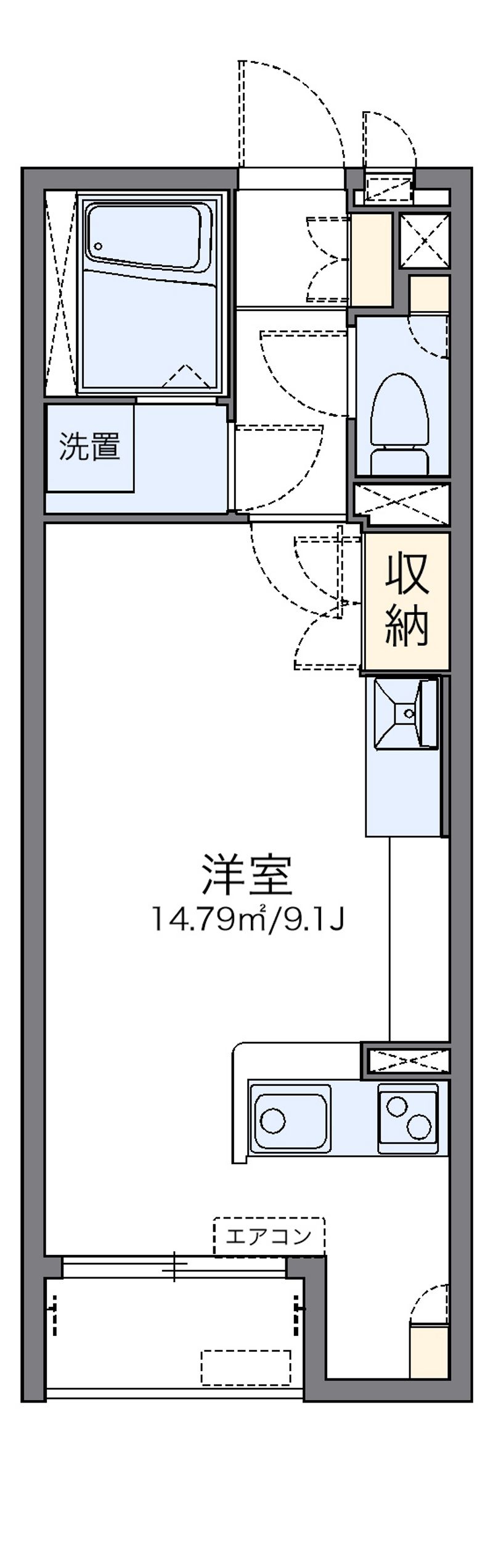 レオネクストサンシャイン観世 間取図