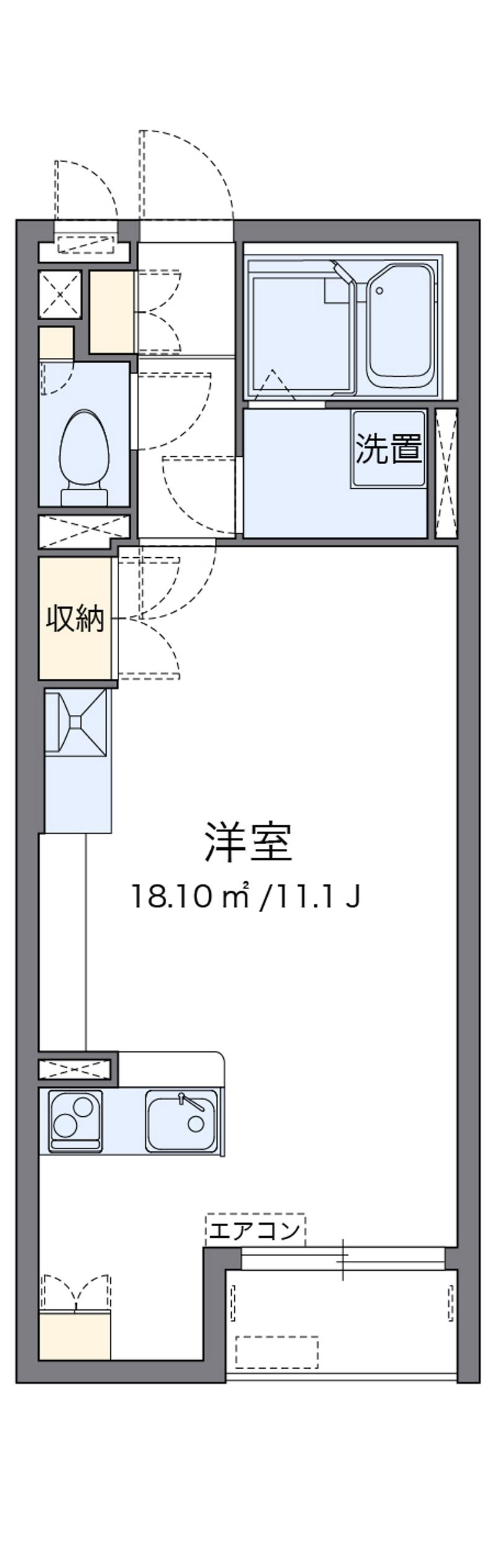 ミランダベル　エスポワール秋津 間取図
