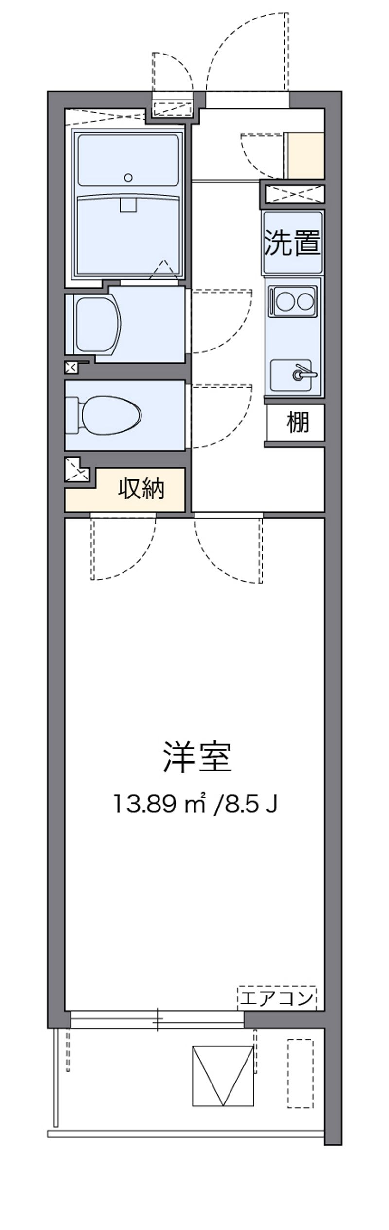 クレイノレジデンス矢上 間取図