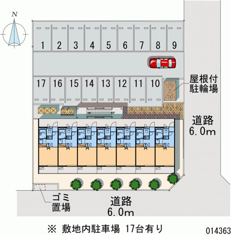 レオパレス山手 月極駐車場