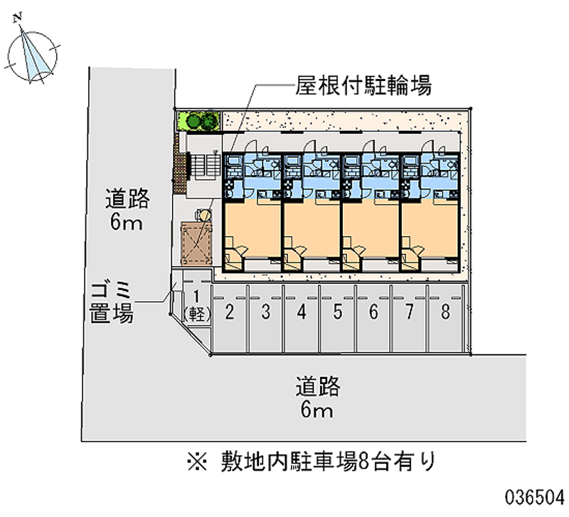 レオパレス檀田Ｃ 月極駐車場