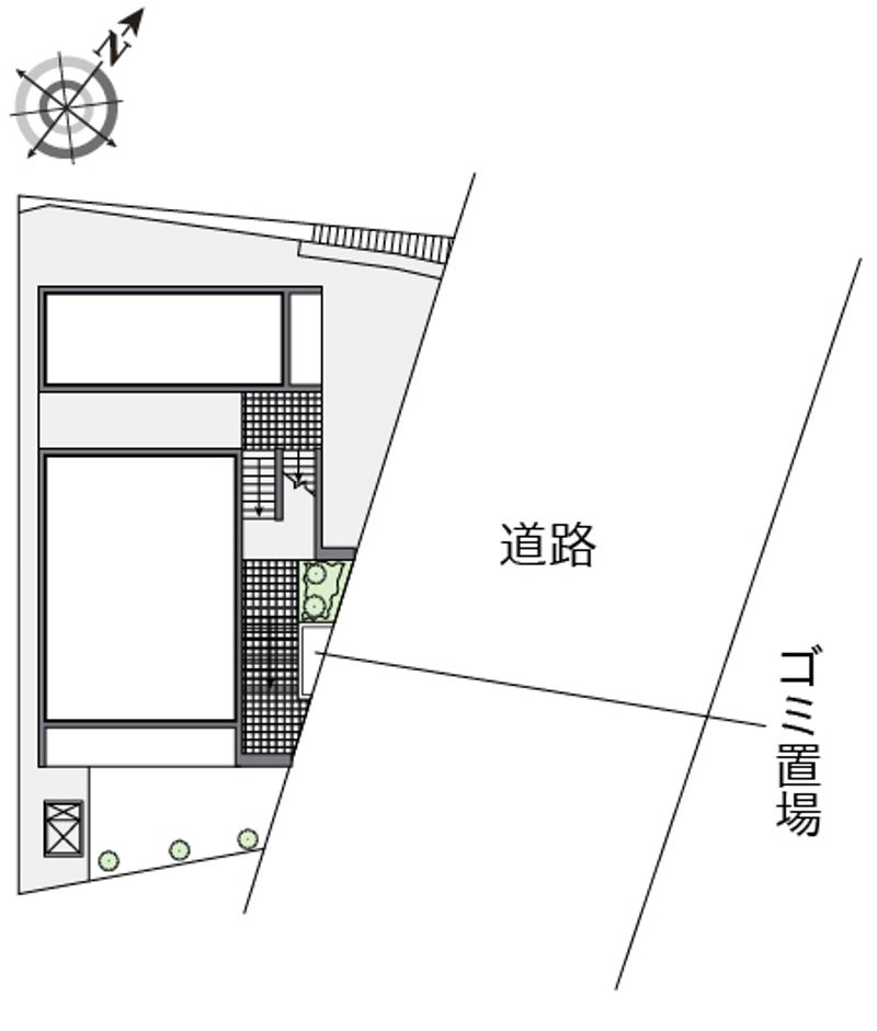 レオパレスヒルサイド松尾Ⅱ 配置図