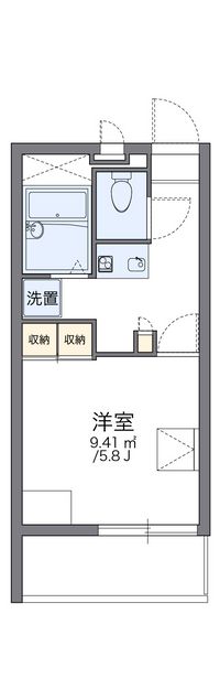 レオパレス広喜 間取り図