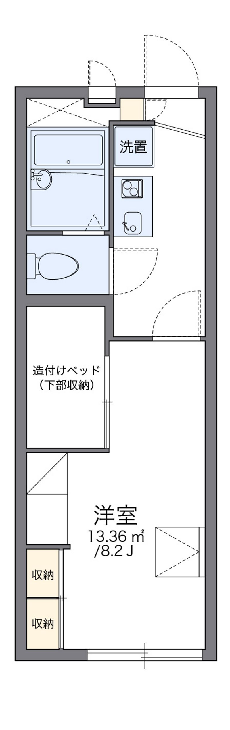 レオパレスマニエ 間取図