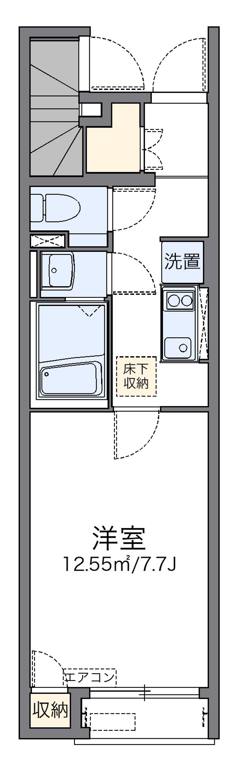 レオネクスト五軒家 間取図