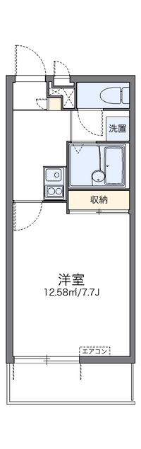 レオパレスエスト 間取り図