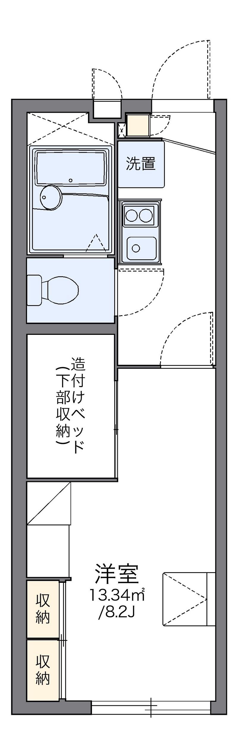 レオパレスディア　コート　３ 間取図