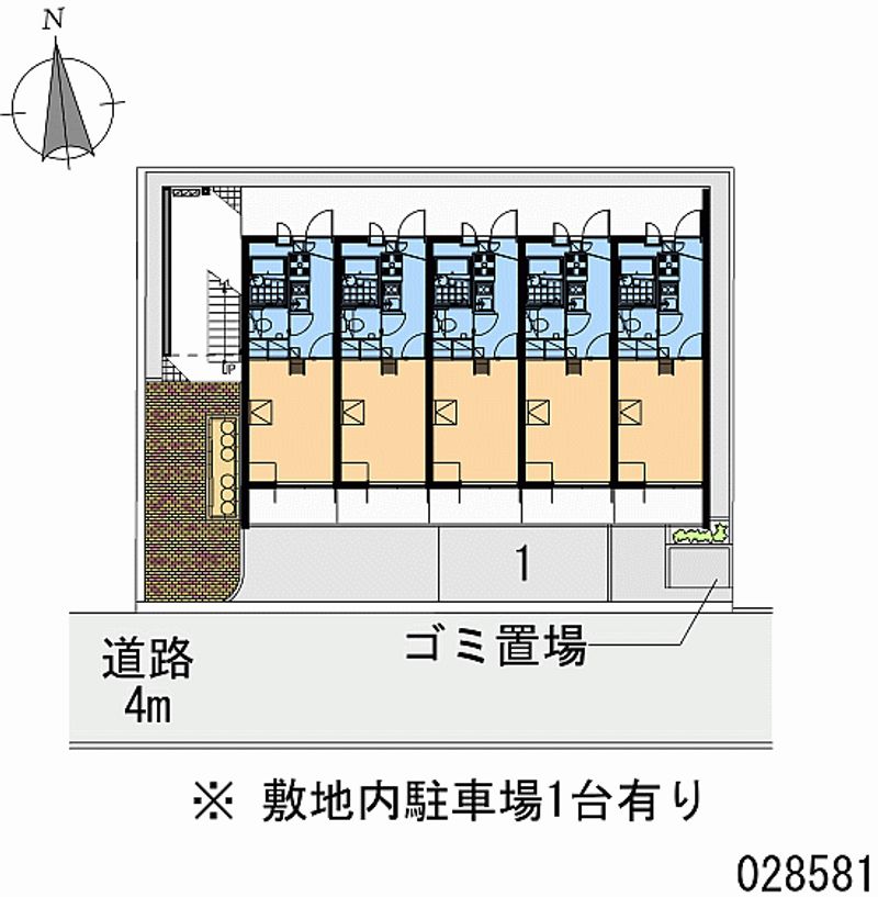 レオパレス十三 月極駐車場