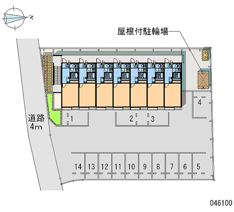 46100 Monthly parking lot