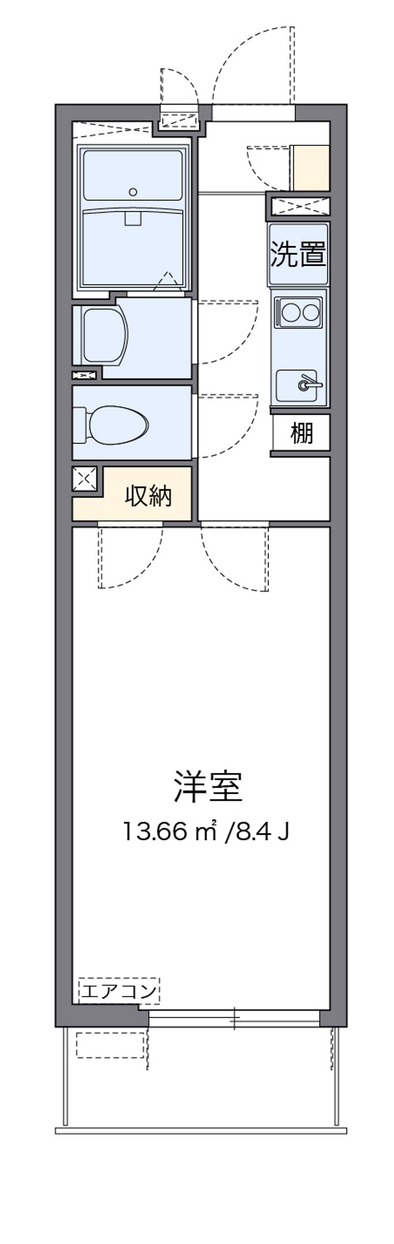 クレイノルナ　ルミエール三郷 間取図