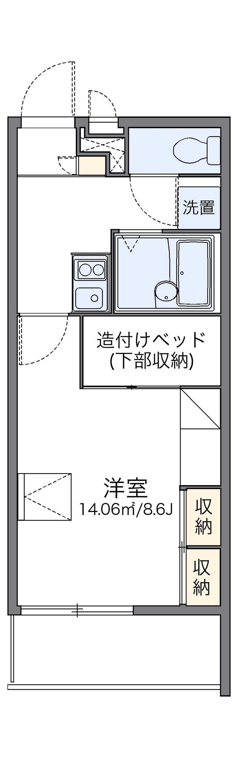 レオパレスＫＡＭＯＮⅣ 間取図