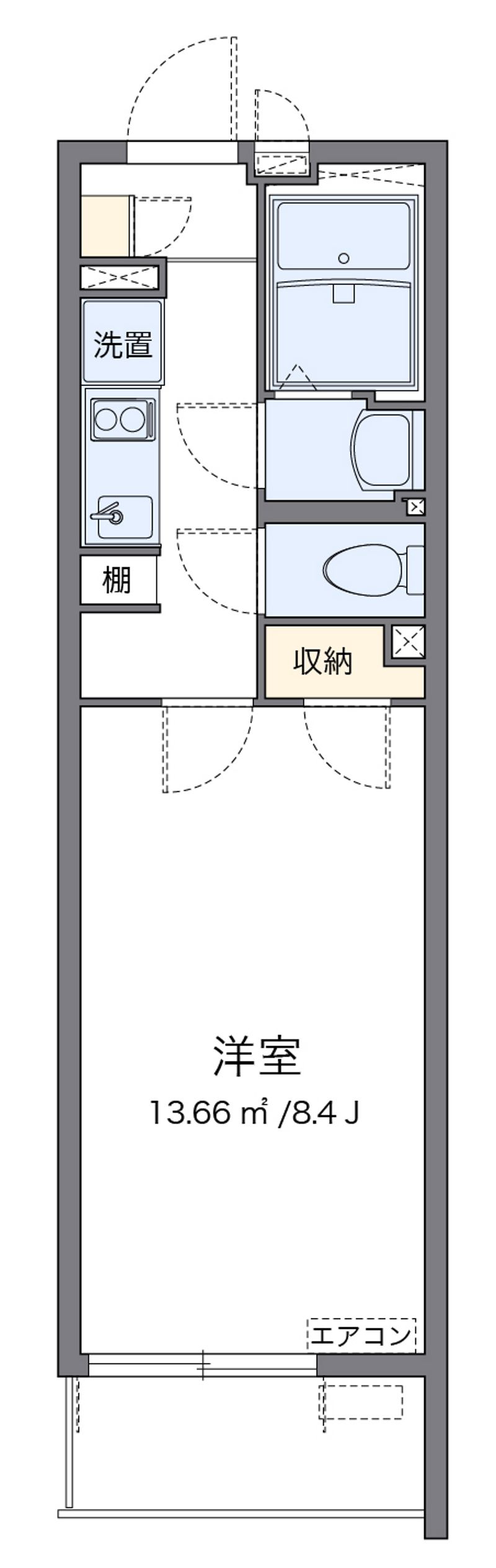 クレイノ旭 間取り