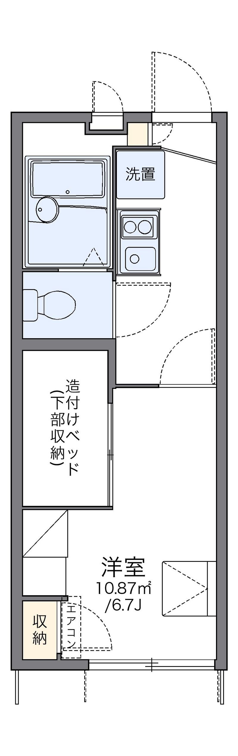 レオパレスｂｌｏｏｍⅡ 間取り
