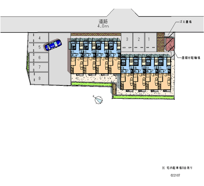 22107月租停車場