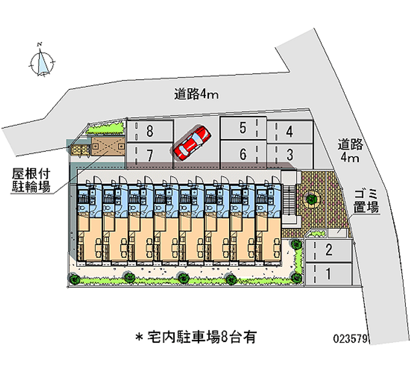 レオパレスＹＯＫＡ 月極駐車場