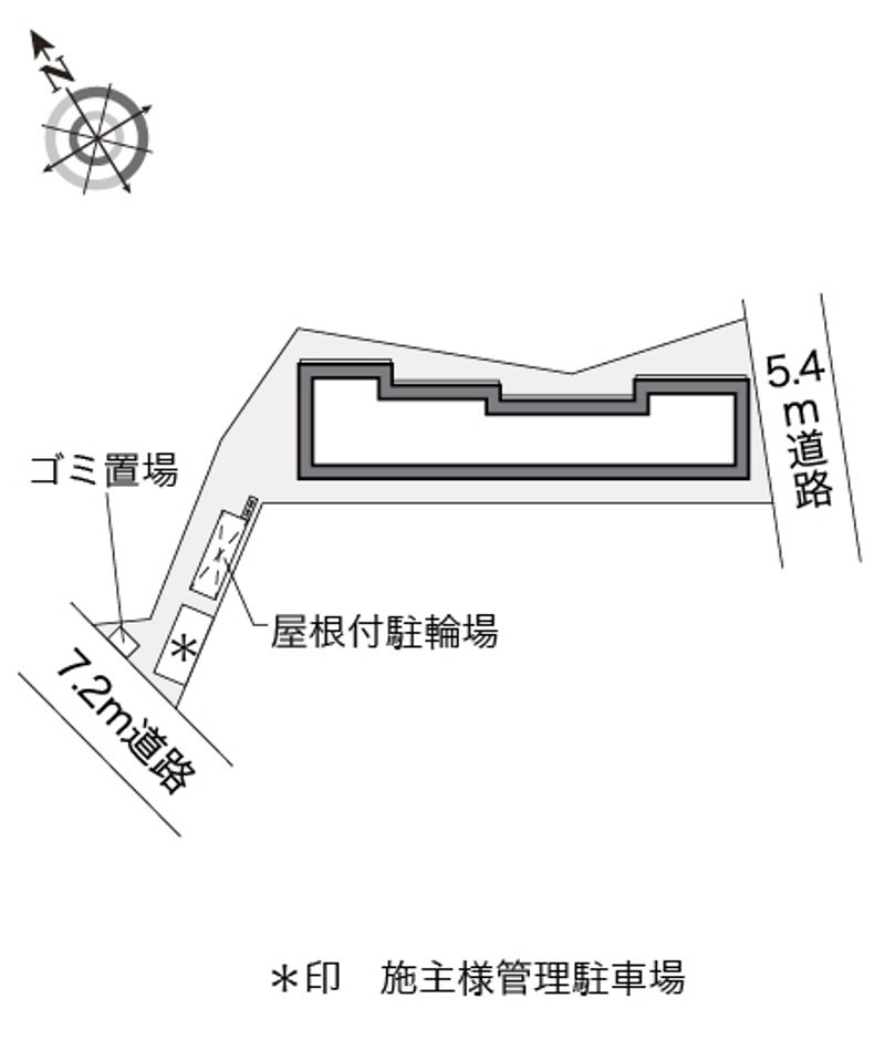レオパレスライブリィスターⅡ 配置図