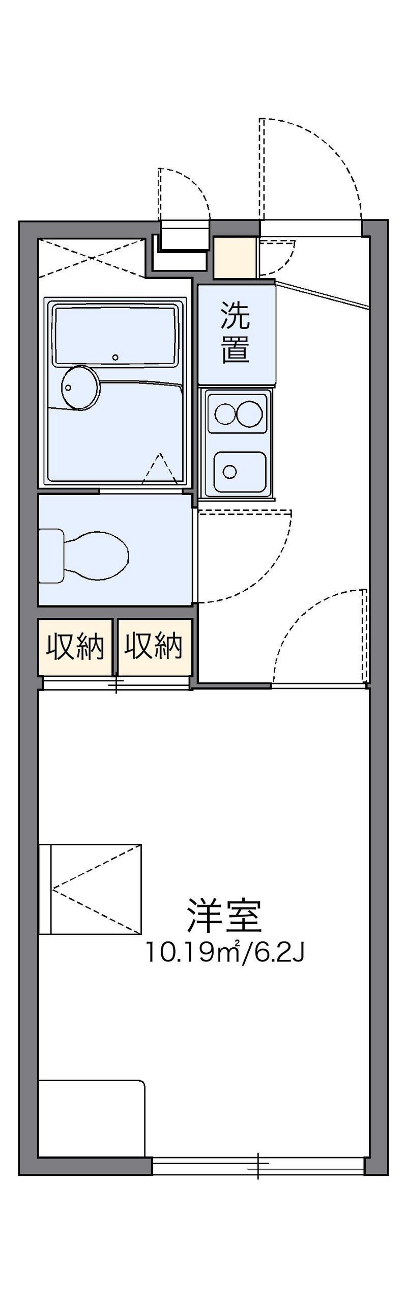 レオパレス上大岡東 間取り