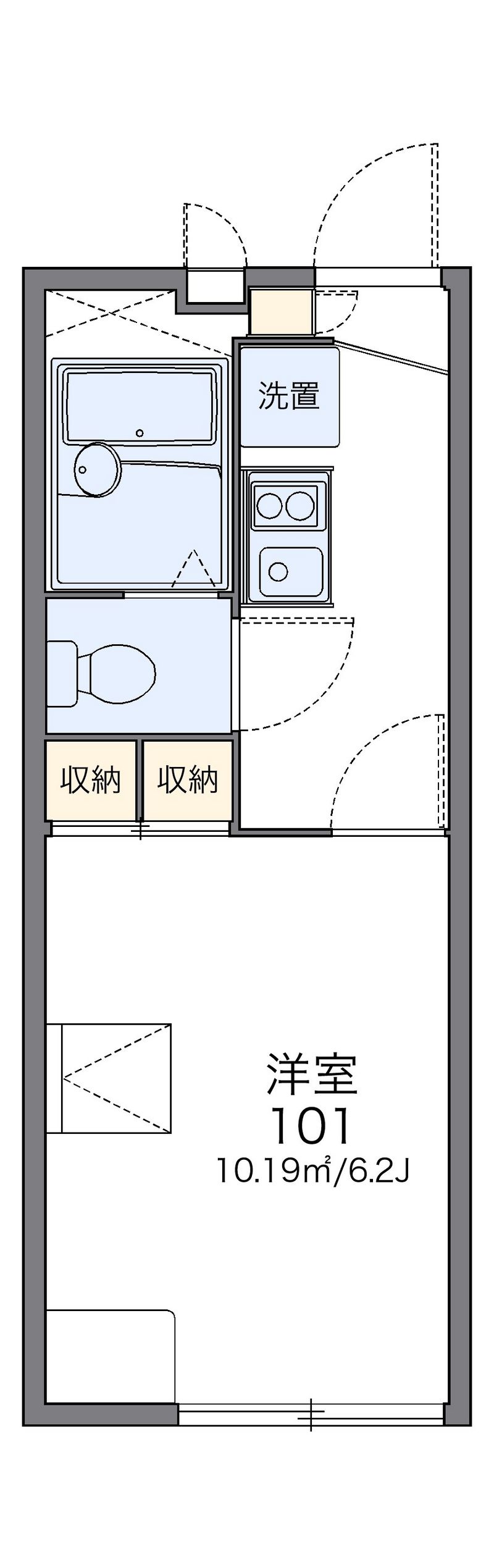 レオパレスＦｉｔⅡ 間取図