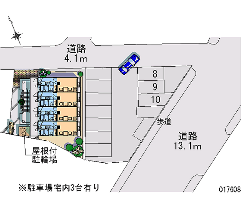 レオパレス憩 区画図