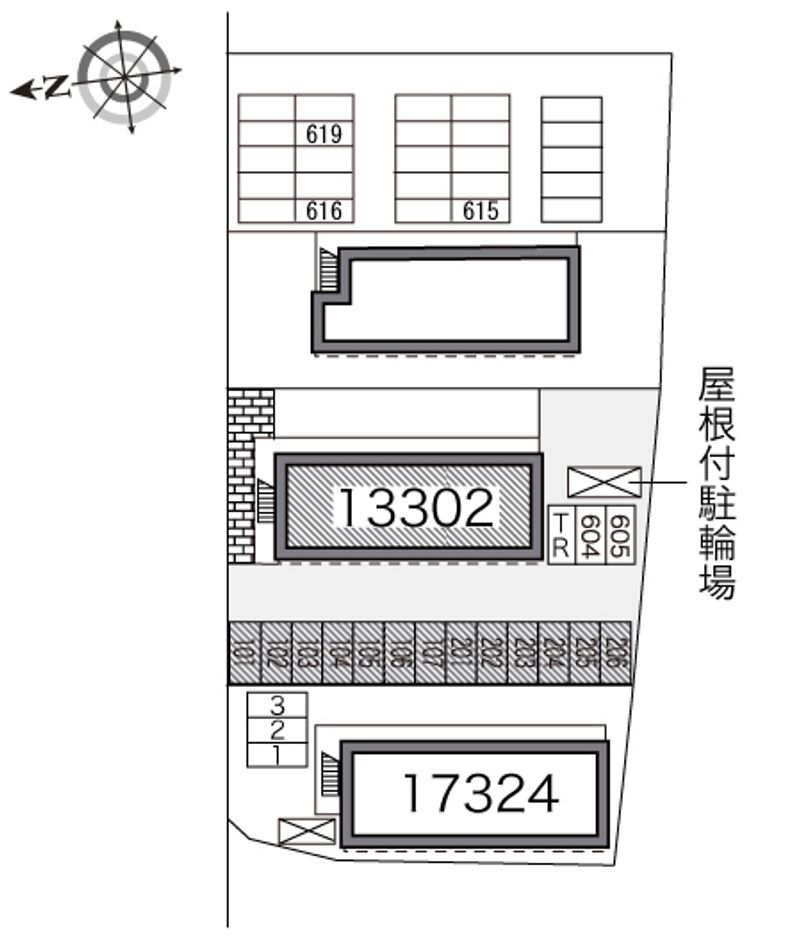 レオパレスウイング 配置図