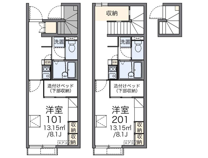 レオパレス天白 間取図
