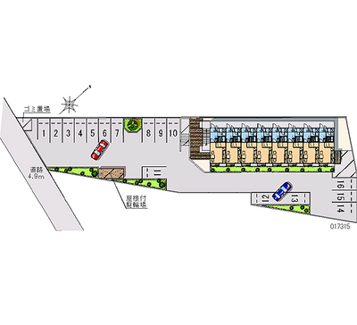 17315 Monthly parking lot