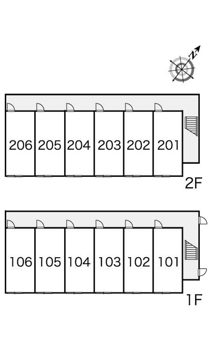 レオパレスエスペランサ 間取配置図