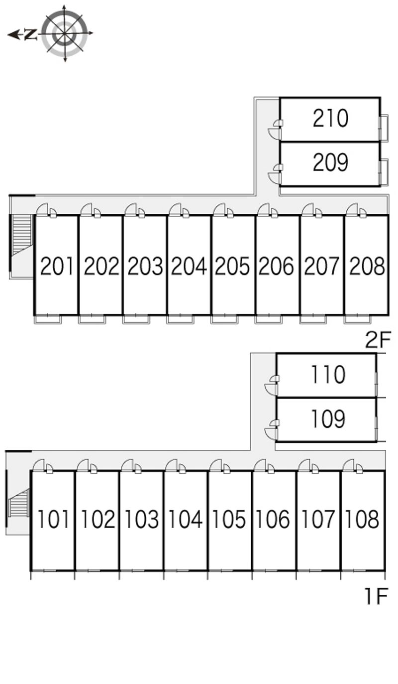レオパレスＬＩＢＥＲＴＹ 間取配置図