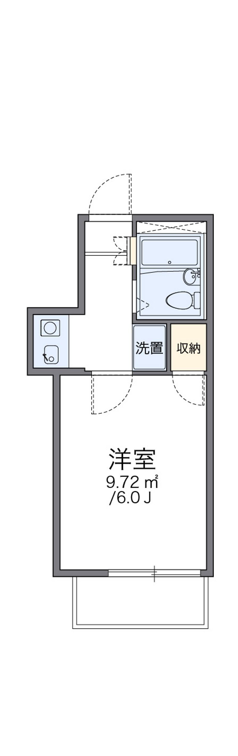 レオパレス野並 間取図