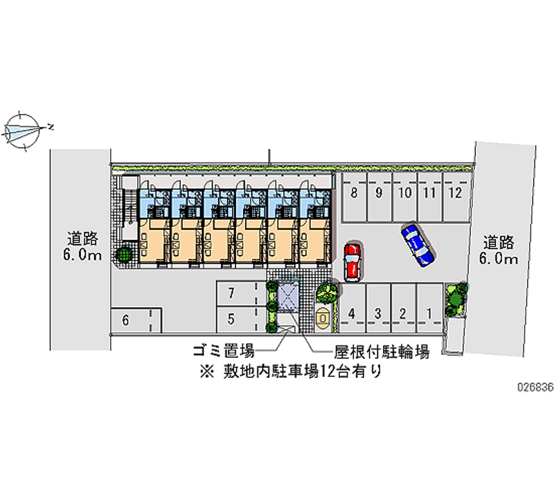 レオパレスみなみ 月極駐車場