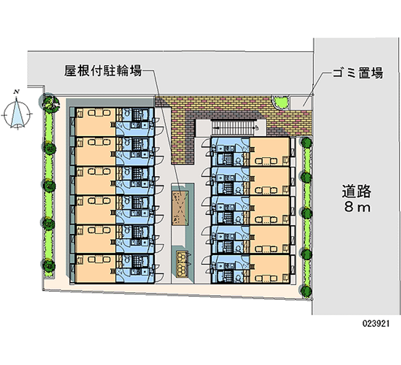 レオパレスＧｏｎ　Ｖｉｅｒ 区画図