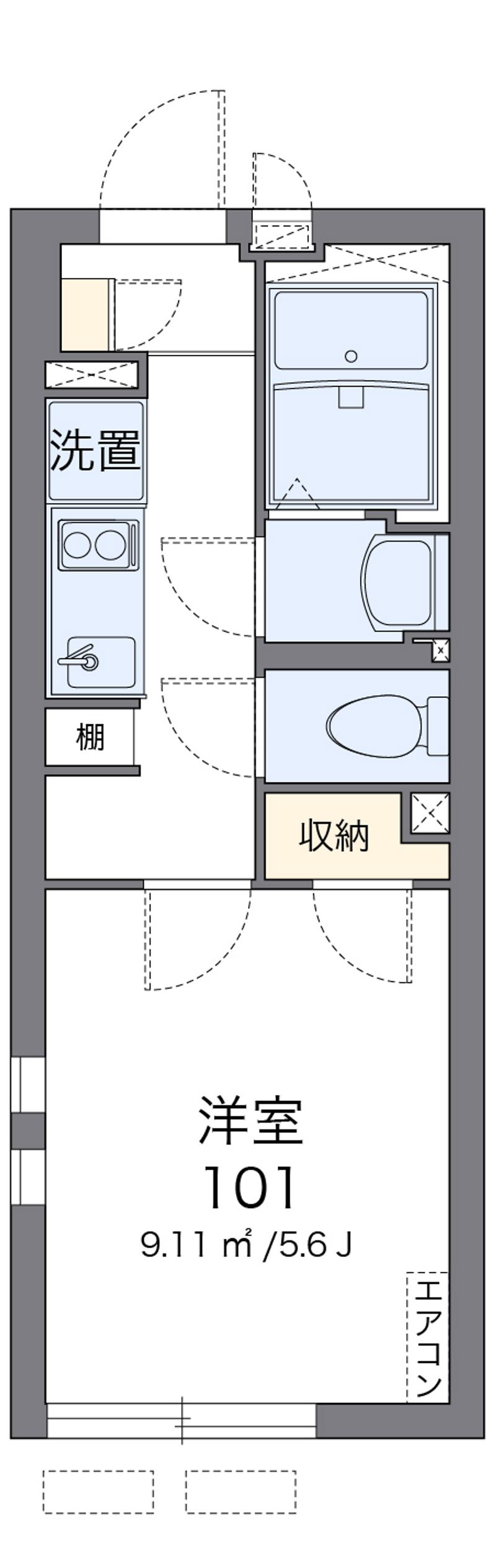 クレイノレーヴディソール 間取図