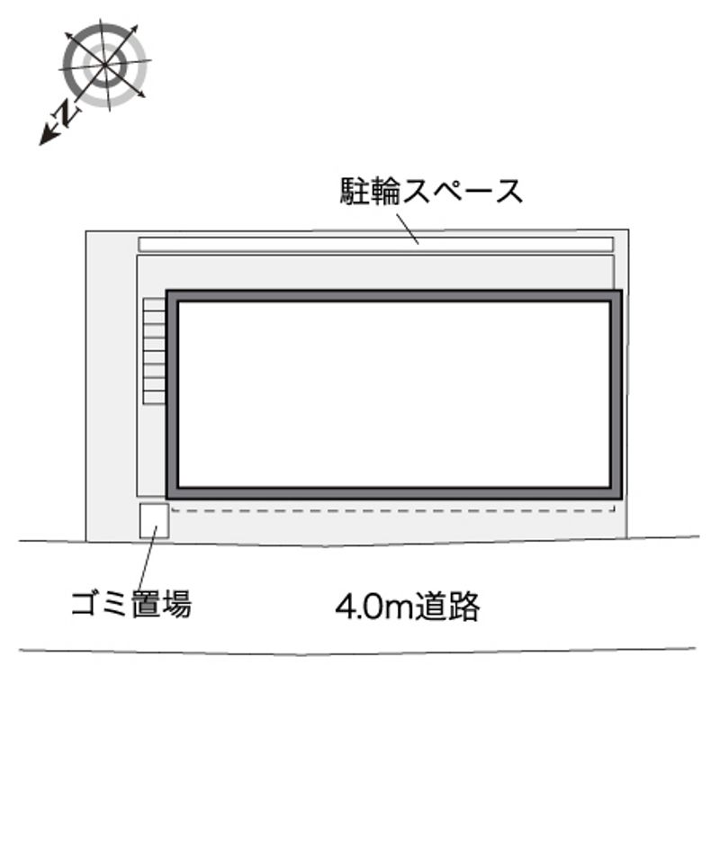 レオパレスＮＫ 配置図