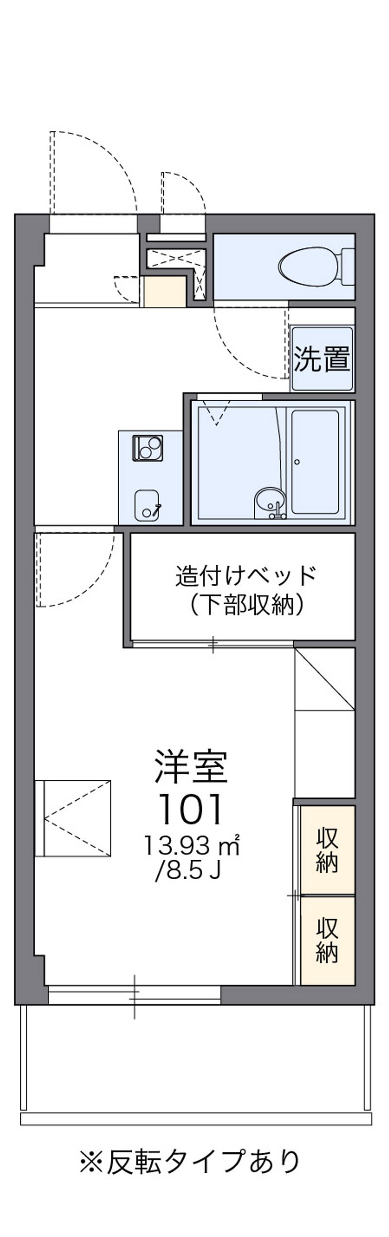 レオパレスナラヤ 間取図