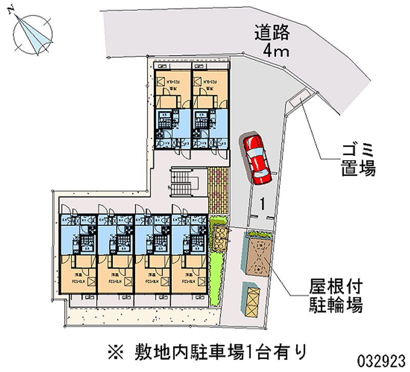 レオパレスＲＴフォーブル 区画図