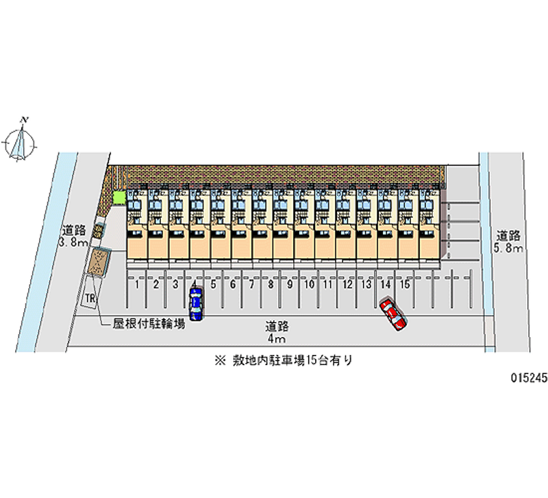 15245月租停车场