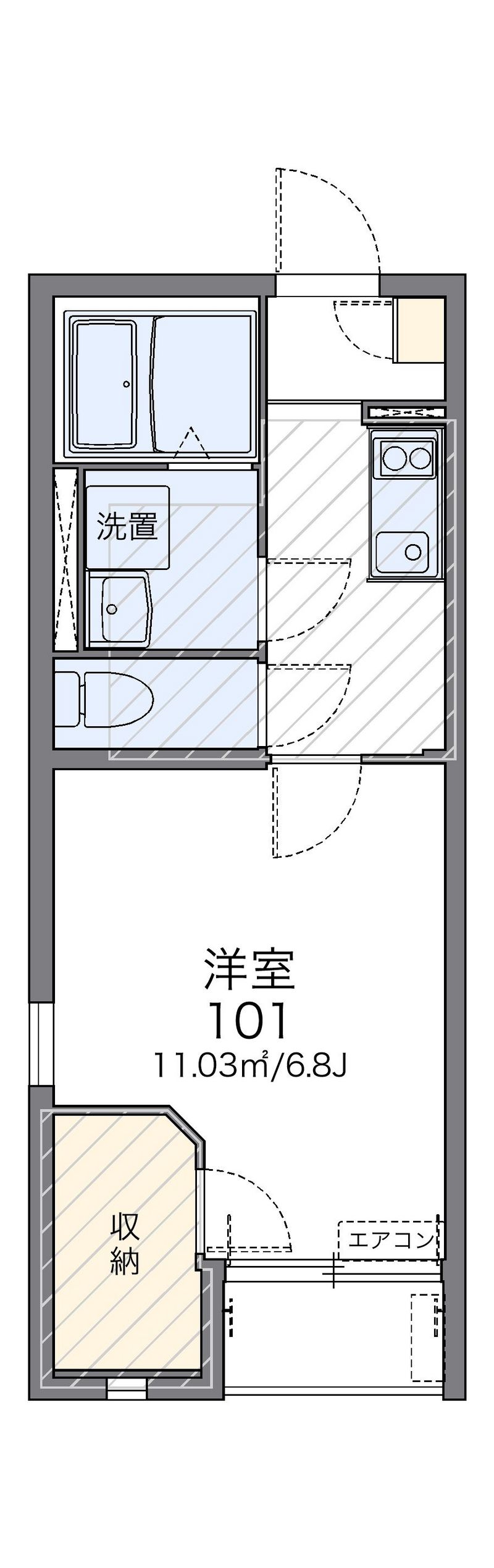 レオネクストフル　ブルーム 間取図