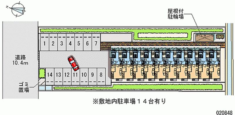 20848 Monthly parking lot