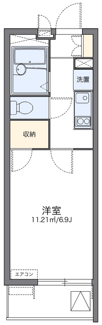 レオパレスボヌール 間取り図