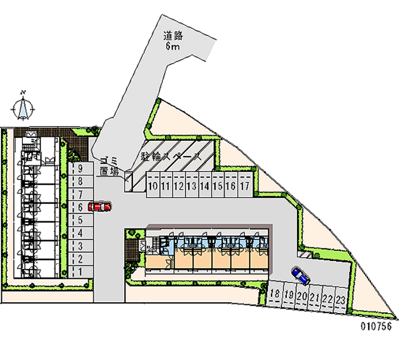 10756 Monthly parking lot