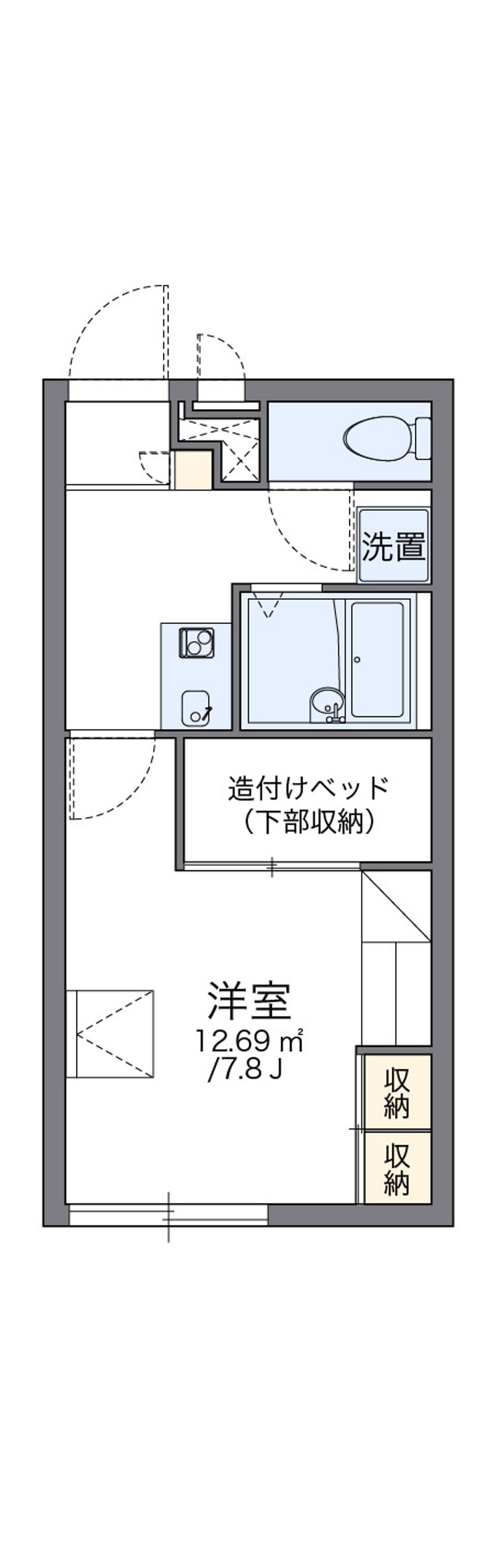 レオパレスジューンウィル 間取り