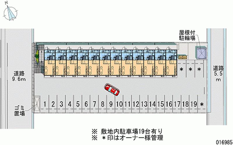 レオパレス京浜建物水橋ハイムＣ 月極駐車場