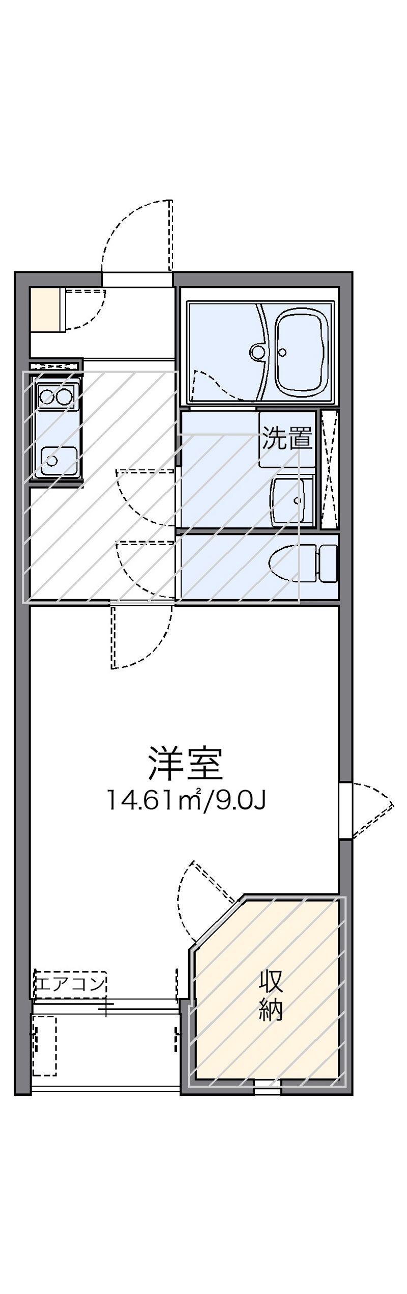 レオネクスト長尾元町Ⅲ 間取図